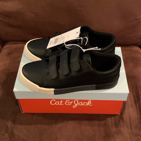 Boys’ Wilson Triple Strap Sneakers Black - Picture 4 of 4